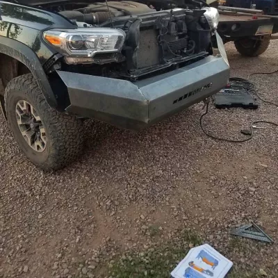 TOYOTA TACOMA 2016-2023 with CLASSIC FRONT Weld It Yourself STANDARD installed