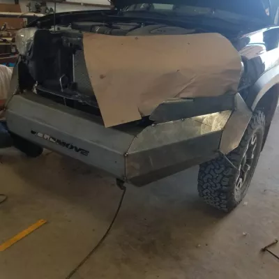 TOYOTA TACOMA 2016-2023 with CLASSIC FRONT Weld It Yourself STANDARD installed