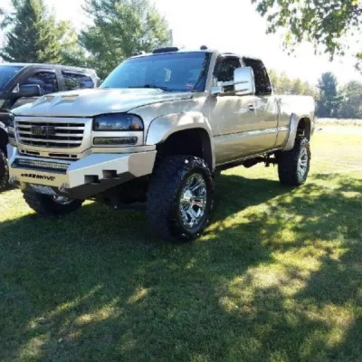 GMC 2500-3500HD 2003-2007 with CLASSIC FRONT Weld It Yourself STANDARD installed