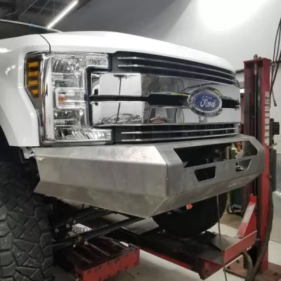 FORD F250-350 2017-2019 with CLASSIC FRONT Weld It Yourself STANDARD installed