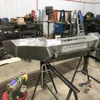 CHEVY 2500-3500HD 2003-2007 with PRECISION FRONT Weld It Yourself STANDARD installed