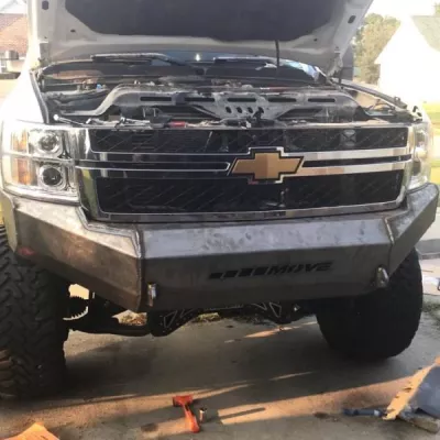 CHEVY 2500-3500HD 2011-2014 with CLASSIC FRONT Weld It Yourself STANDARD installed