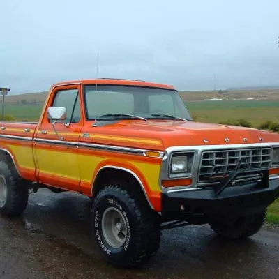 FORD F150 1973-1979 with CLASSIC FRONT Weld It Yourself STANDARD installed