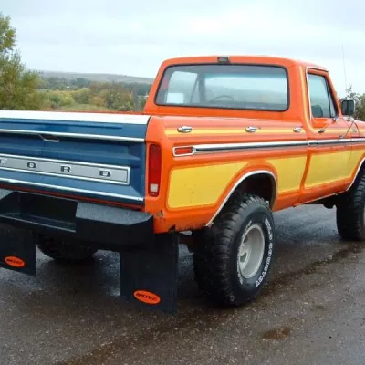 FORD F150 1973-1979 with CLASSIC REAR Weld It Yourself STANDARD installed
