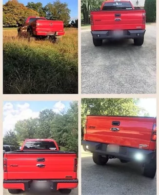 FORD F150 2009-2014 with CLASSIC REAR Weld It Yourself STANDARD installed