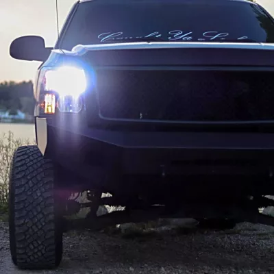 CHEVY 1500 2007.5-2013 with CLASSIC FRONT Weld It Yourself STANDARD installed