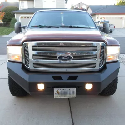 FORD F250-350 2005-2007 with CLASSIC FRONT Weld It Yourself STANDARD installed