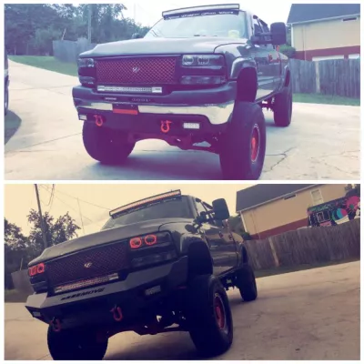 CHEVY 2500-3500HD 1999-2002 with PRECISION FRONT Weld It Yourself STANDARD installed