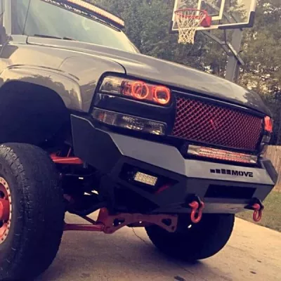 CHEVY 2500-3500HD 1999-2002 with PRECISION FRONT Weld It Yourself STANDARD installed