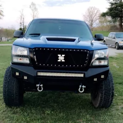 CHEVY 1500HD 2003-2007 with CLASSIC FRONT Weld It Yourself STANDARD installed