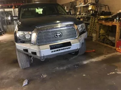 TOYOTA TUNDRA 2007-2013 with CLASSIC FRONT Weld It Yourself STANDARD installed