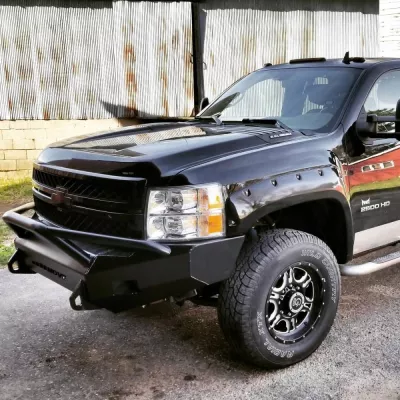 CHEVY 2500-3500HD 2011-2014 with CLASSIC FRONT Weld It Yourself STANDARD installed