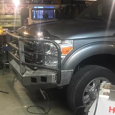 FORD F250-350 2011-2016 with CLASSIC FRONT W.I.Y.KIT STANDARD installed