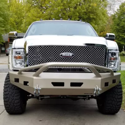 FORD F250-350 2008-2010 with CLASSIC FRONT Weld It Yourself STANDARD installed