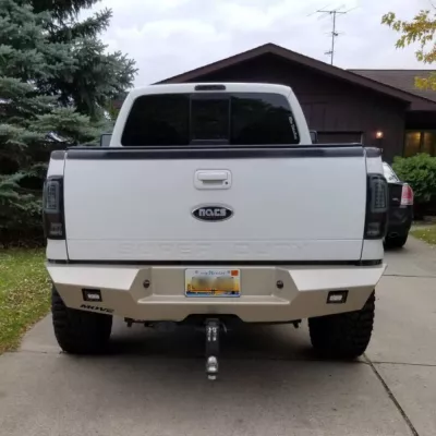 FORD F250-350 2008-2010 with PRECISION REAR Weld It Yourself STANDARD installed