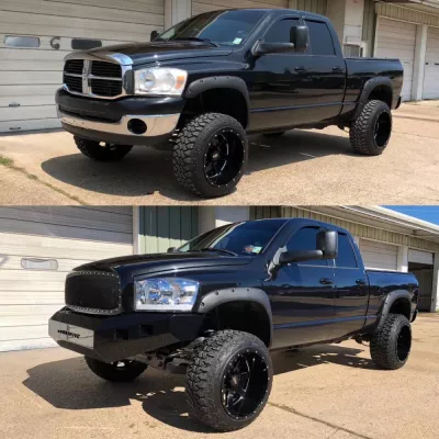 DODGE 1500 2006-2008 with CLASSIC FRONT W.I.Y.KIT STANDARD installed