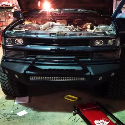 CHEVY 1500 1988-1998 with PRECISION FRONT Weld It Yourself STANDARD installed