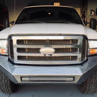 FORD F250-350 2005-2007 with PRECISION FRONT Weld It Yourself STANDARD installed