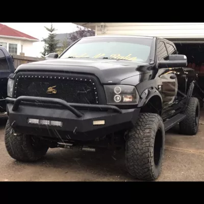 DODGE 2500-3500 2010-2018 with CLASSIC FRONT Weld It Yourself STANDARD installed