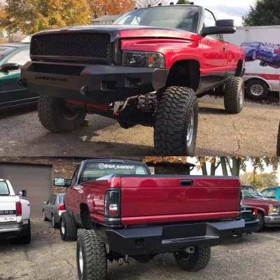 DODGE 2500-3500 1994-2002 with CLASSIC FRONT Weld It Yourself STANDARD installed