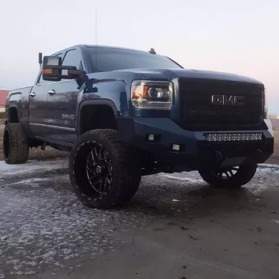 GMC 2500-3500HD 2015-2019 with CLASSIC FRONT W.I.Y.KIT STANDARD installed