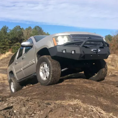 CHEVY SUBURBAN 1500 2007-2014 with CLASSIC FRONT Weld It Yourself Offroad installed