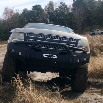 CHEVY SUBURBAN 1500 2007-2014 with CLASSIC FRONT Weld It Yourself Offroad installed
