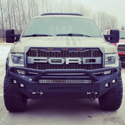 FORD F150 2009-2014 with CLASSIC FRONT Weld It Yourself STANDARD installed