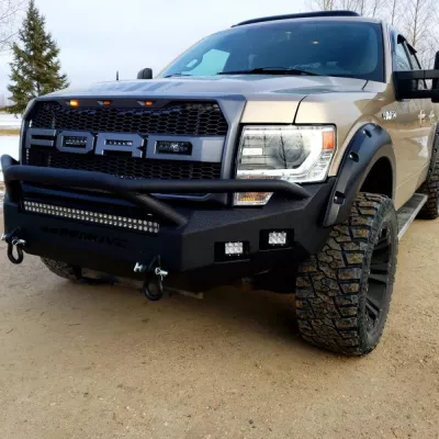 FORD F150 2009-2014 with CLASSIC FRONT Weld It Yourself STANDARD installed