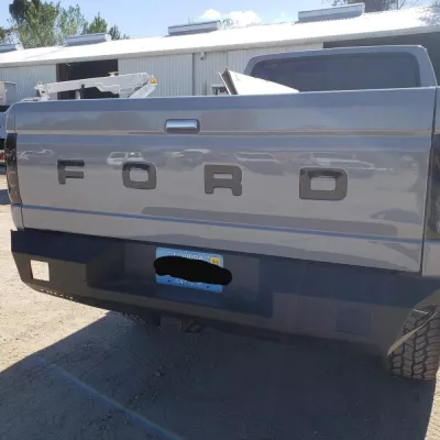 FORD F250-350 1987-1991 with CLASSIC REAR Weld It Yourself STANDARD installed