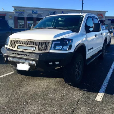 NISSAN TITAN 2003-2015 with PRECISION FRONT Weld It Yourself STANDARD installed