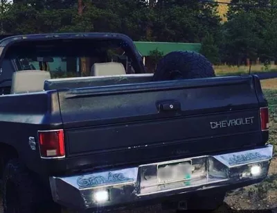CHEVY 1500 1973-1980 with CLASSIC REAR Weld It Yourself STANDARD installed