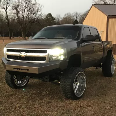 CHEVY 1500 2007.5-2013 with CLASSIC FRONT Weld It Yourself STANDARD installed