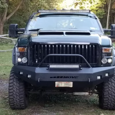 FORD F250-350 2008-2010 with CLASSIC FRONT Weld It Yourself STANDARD installed