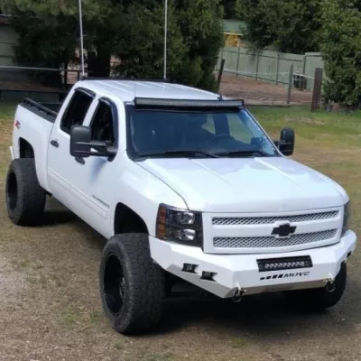 CHEVY 1500 2007.5-2013 with CLASSIC FRONT Weld It Yourself STANDARD installed