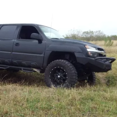 CHEVY AVALANCHE 1500 WITH CLAD 2000-2006 with CLASSIC FRONT Weld It Yourself STANDARD installed
