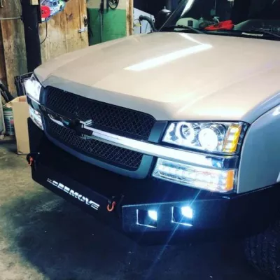 CHEVY 1500HD 2003-2007 with CLASSIC FRONT Weld It Yourself STANDARD installed