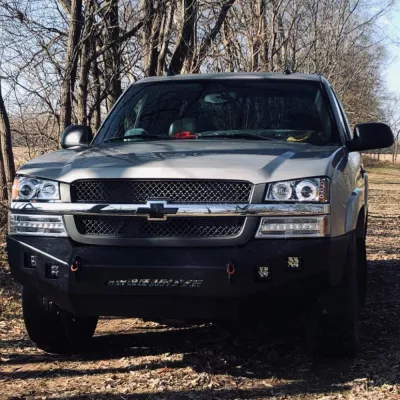 CHEVY 1500HD 2003-2007 with CLASSIC FRONT Weld It Yourself STANDARD installed