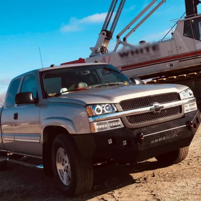 CHEVY 1500HD 2003-2007 with CLASSIC FRONT Weld It Yourself STANDARD installed