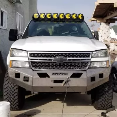 CHEVY 2500-3500HD 2003-2007 with CLASSIC FRONT Weld It Yourself Offroad installed