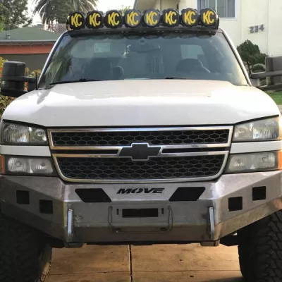 CHEVY 2500-3500HD 2003-2007 with CLASSIC FRONT Weld It Yourself Offroad installed