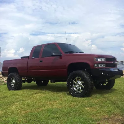 CHEVY 1500 1988-1998 with CLASSIC FRONT Weld It Yourself STANDARD installed