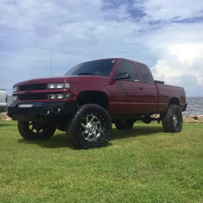 CHEVY 1500 1988-1998 with CLASSIC FRONT Weld It Yourself STANDARD installed