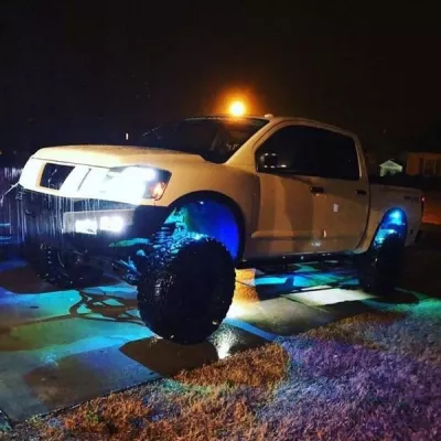 NISSAN TITAN 2003-2015 with CLASSIC FRONT Weld It Yourself Offroad installed
