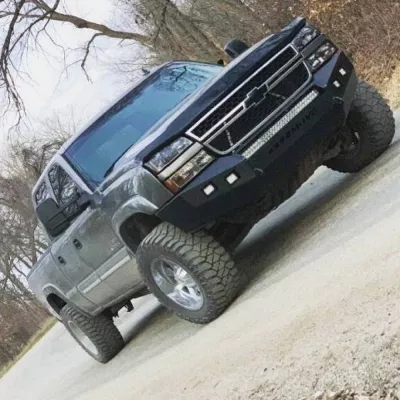 CHEVY 2500-3500HD 2003-2007 with CLASSIC FRONT Weld It Yourself STANDARD installed