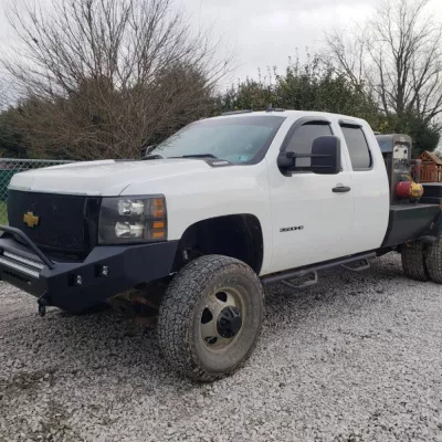 CHEVY 2500-3500HD 2007.5-2010 with CLASSIC FRONT Weld It Yourself STANDARD installed