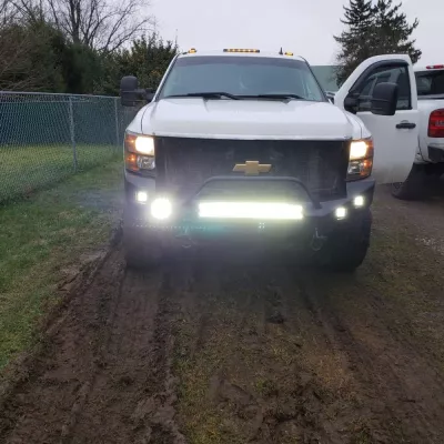 CHEVY 2500-3500HD 2007.5-2010 with CLASSIC FRONT Weld It Yourself STANDARD installed