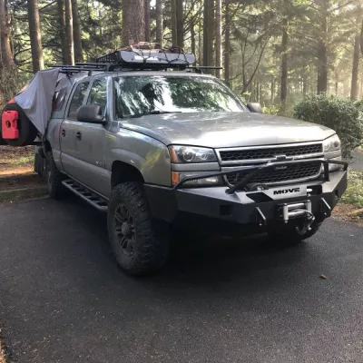 CHEVY 1500HD 2003-2007 with CLASSIC FRONT Weld It Yourself Offroad installed