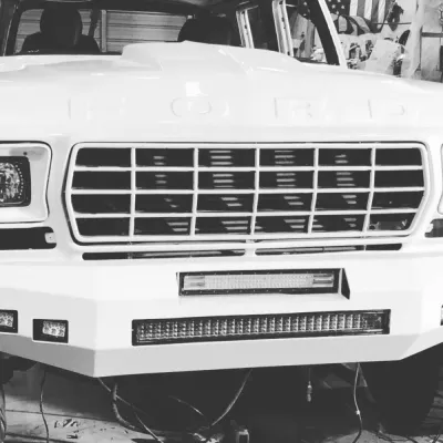 FORD F250-350 1973-1979 with CLASSIC FRONT Weld It Yourself STANDARD installed