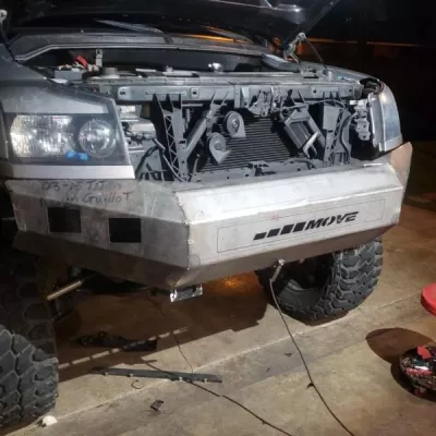 NISSAN TITAN 2003-2015 with CLASSIC FRONT Weld It Yourself STANDARD installed